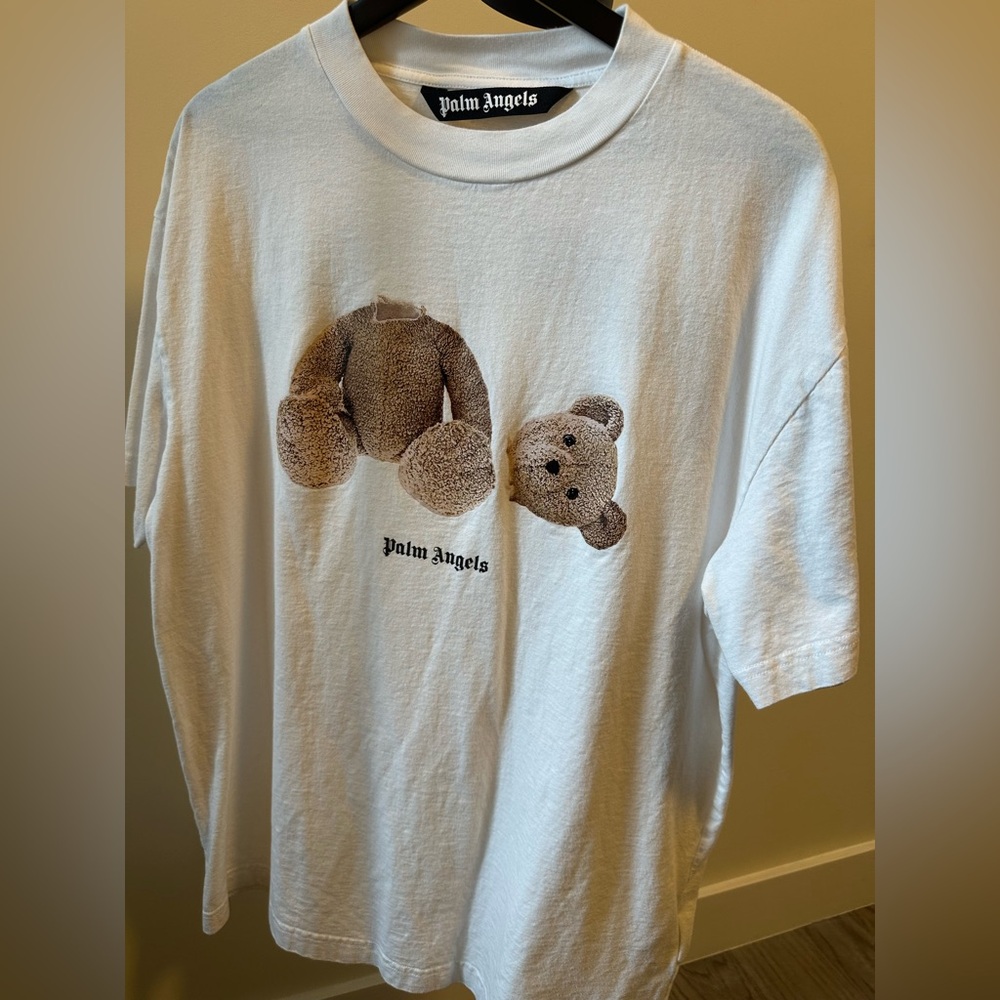 Palm Angels - White Tee - XL